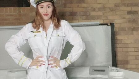 Hot Tub Navy Strip Tease