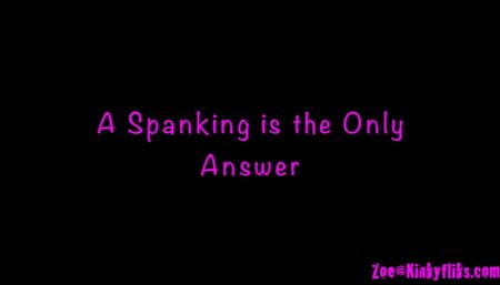A Spanking is the Only Answer POV - Moble Version