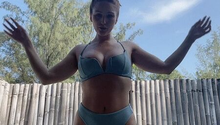 Bali Bikini Strip Tease