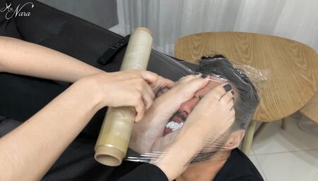 Nara bound her stink feet into Hex`s face (1080 EN-sub)