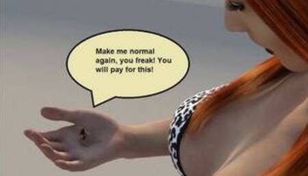 Huge Samus BB - Beach Giantess Story