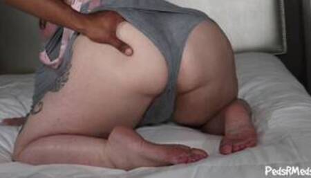 Phoenix Stacy Spanking Turned Footjob