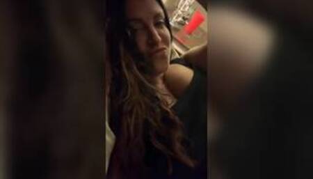 Michele masturbating