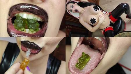 Goddess turns you into gummy bear and eats you