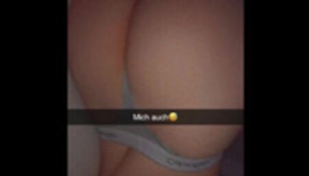 18 year old German student cheats on boyfriend with Anal fuck on Snapchat