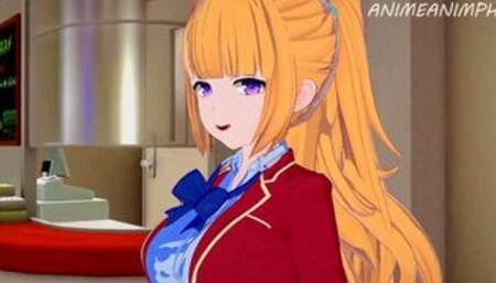 Fucking Kei Karuizawa from Classroom of the Elite After School Until Creampie - Anime Hentai 3d