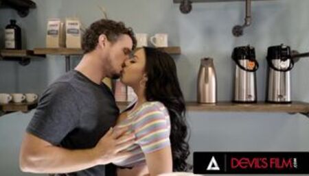 DEVILS FILM - Big Tiddies Payton Preslee Tests New Employee By Fucking Hard With Him