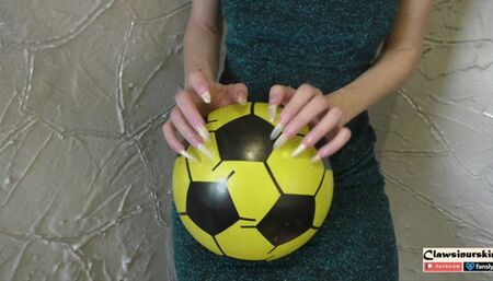 5 balls against nails - scratch to pop