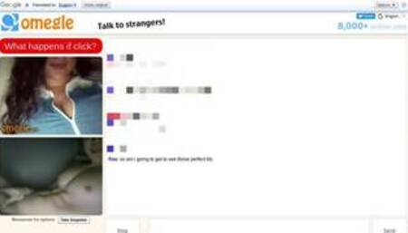 Busty BBW on Omegle Loves My Huge Cumshot