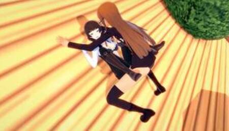 【FUTABA SAKURA】【FUTANARI 3D】【MAKOTO NIIJIMA】【PERSONA 5】