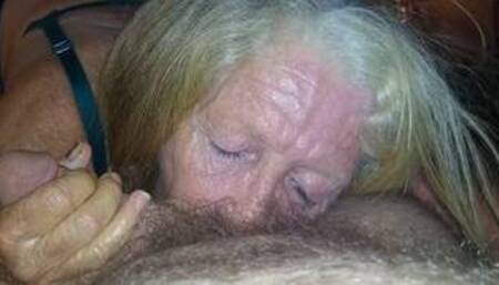 Granny Sucksalot does Dick!!! Cumshot