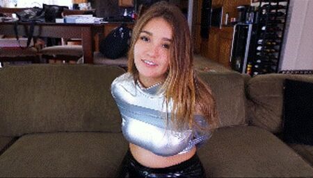 Jade Kinsley, an innocent and naive actress gets tricked into bondage by a bad guy!