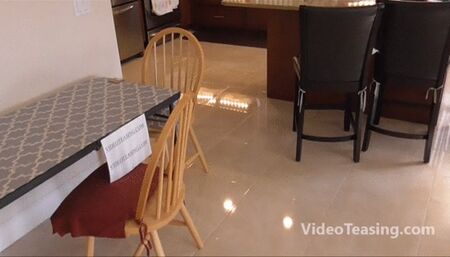 Jazmine Cruz Arm Wrestles her Boyfriend and the Wimpy Webmaster