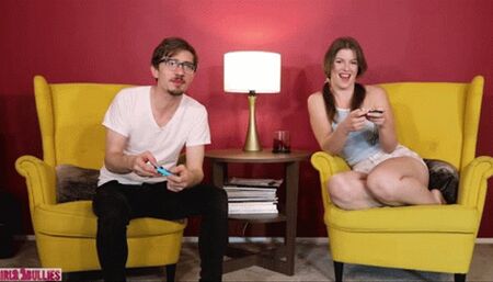 Video Game Loser's Humiliating Footjob 1 and 2