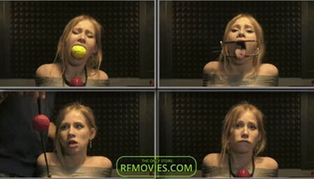 Olivia - Gag test for her big mouth (FULL HD MP4)