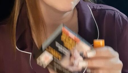 smoking for you while dangling