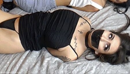 Zeena & Vanessa in: Agitated, Bound Beauties Thrash Away All Night in the Possession of One Psychotic Wedding Planner! (WMV)