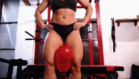 FULL SCENE:GYM GODDESS BULK UP HER BOOTY