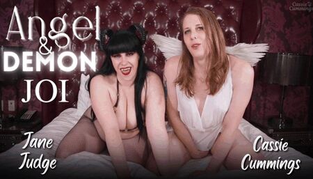 Angel & Demon Help You Cum - JOI - HD 720 mp4