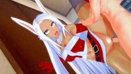 MIRKO GIVES YOU HER PUSSY FOR CHRISTMAS (My Hero Academia) (3D Hentai)