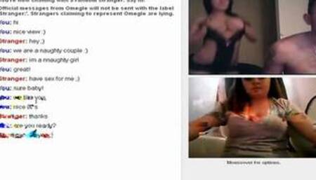 Omegle #58 Horny girl masturbates