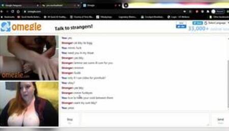 Making Tattoo Hottie Cum on Omegle