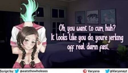 FUTA Dullahan Sucks Her Own Dick [You lick her booty]