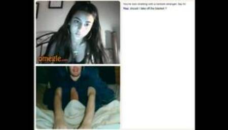 Omegle horny girl with big boobs playing with her pussy