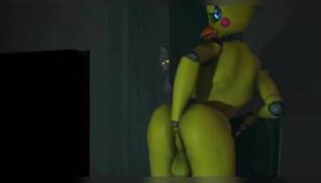 FNAF SFM Futa Mangle FUCKS the Hell out of Toy Chica