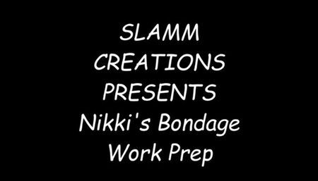 Nikki Fierce and Kristiana - Nikki’s Bondage Work Prep