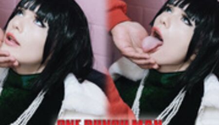 Rich slut turns into your slave BLOWJOB & FACIAL - Fubuki Cosplay (One Punch Man)