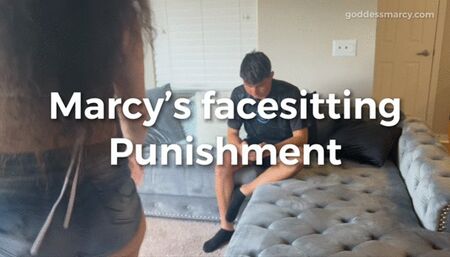 Marcy facessiting step cousin in jeans shorts