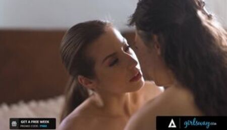 GIRLSWAY - Naughty College Student Liz Jordan Fakes Being Sick To Fuck Her Hot Caring Nurse