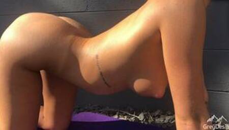 Nude Yoga Up Close & Personal - Namaste