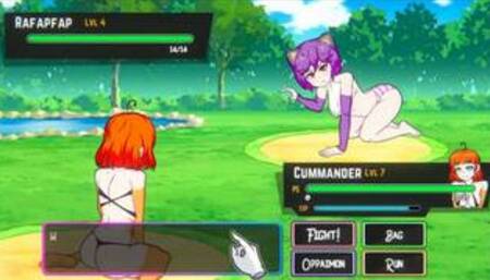 Oppaimon [Hentai Pixel game] Ep.4 Rafapfap ripped clothes in pokemon parody