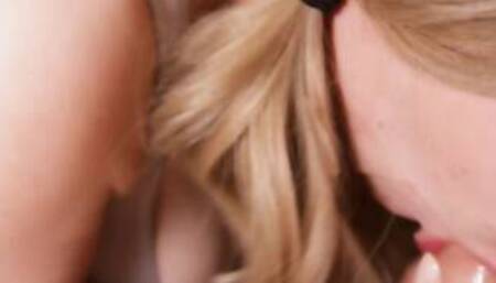 Held teen's head down for unexpected first throatpie - throbbing cum in throat to drain balls