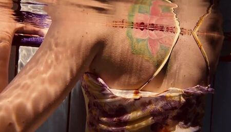 Hottie doll's poolside smut