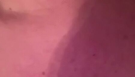 Cum on Boobs in Pink PVC