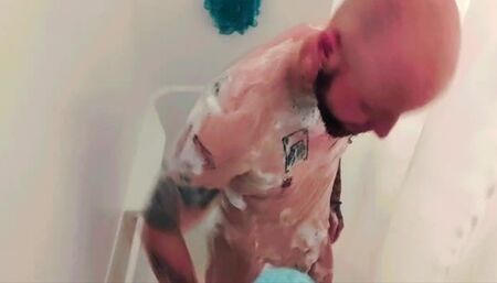 Spying on Ftm Jc Dickerson in the Shower