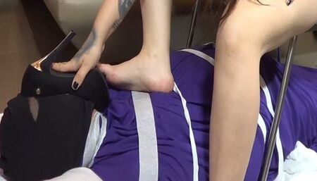 DOMME LIDI AND AND HER MALE SLAVE SHOE AND FOOT DOMINATION FULL EDITION FOR SPECIAL OFFER