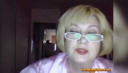 Russian 52 yo mature mom webcam