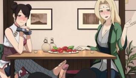 Naruto - Kunoichi Trainer - Part 7 - TenTen And Tsunade Footjob By LoveSkySanX