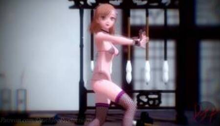 MMD R18 4k Nude Misaka ( Temtations ) 124
