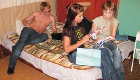 Nice group love with horny Angel Rivas and Olivia