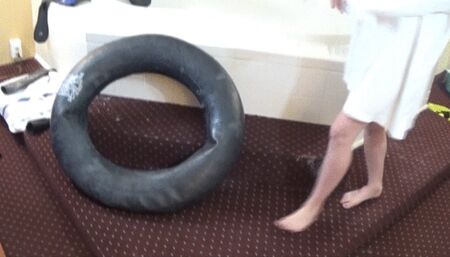 Dallas is Addicted to Black Rubber Up Against Her Pussy