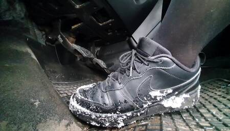 Squeaky Nike Sneakers drive Side View Mazda WMV