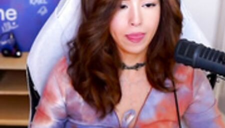 Pokimane Big Boob Nipple Slip