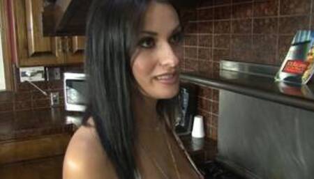 BAKING NAKED AND FUCK ME RAW! NADIA CAPRI