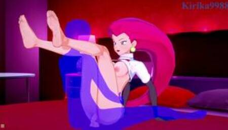 Jessie(Musashi) and I have deep sex in a love hotel. - Pokémon Hentai