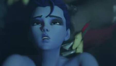 Doomfist Fucks Widowmaker w/Sound OverWatch